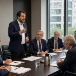A Milano Salvini rilancia il ritorno ai rapporti con Mosca tra sanzioni e guerra