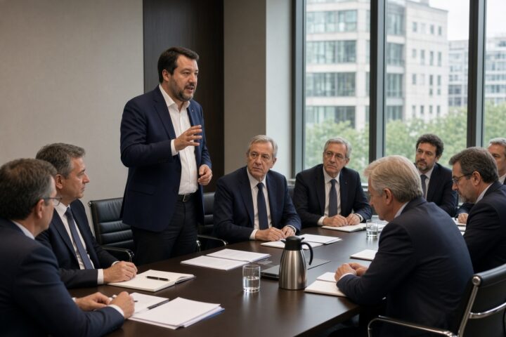 A Milano Salvini rilancia il ritorno ai rapporti con Mosca tra sanzioni e guerra