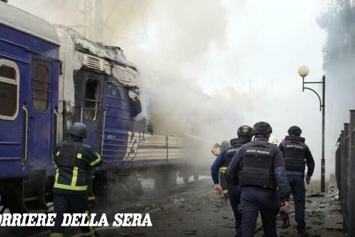Drone colpisce treno ucraino vicino al confine con la Polonia, evacuati vari consiglieri internazionali