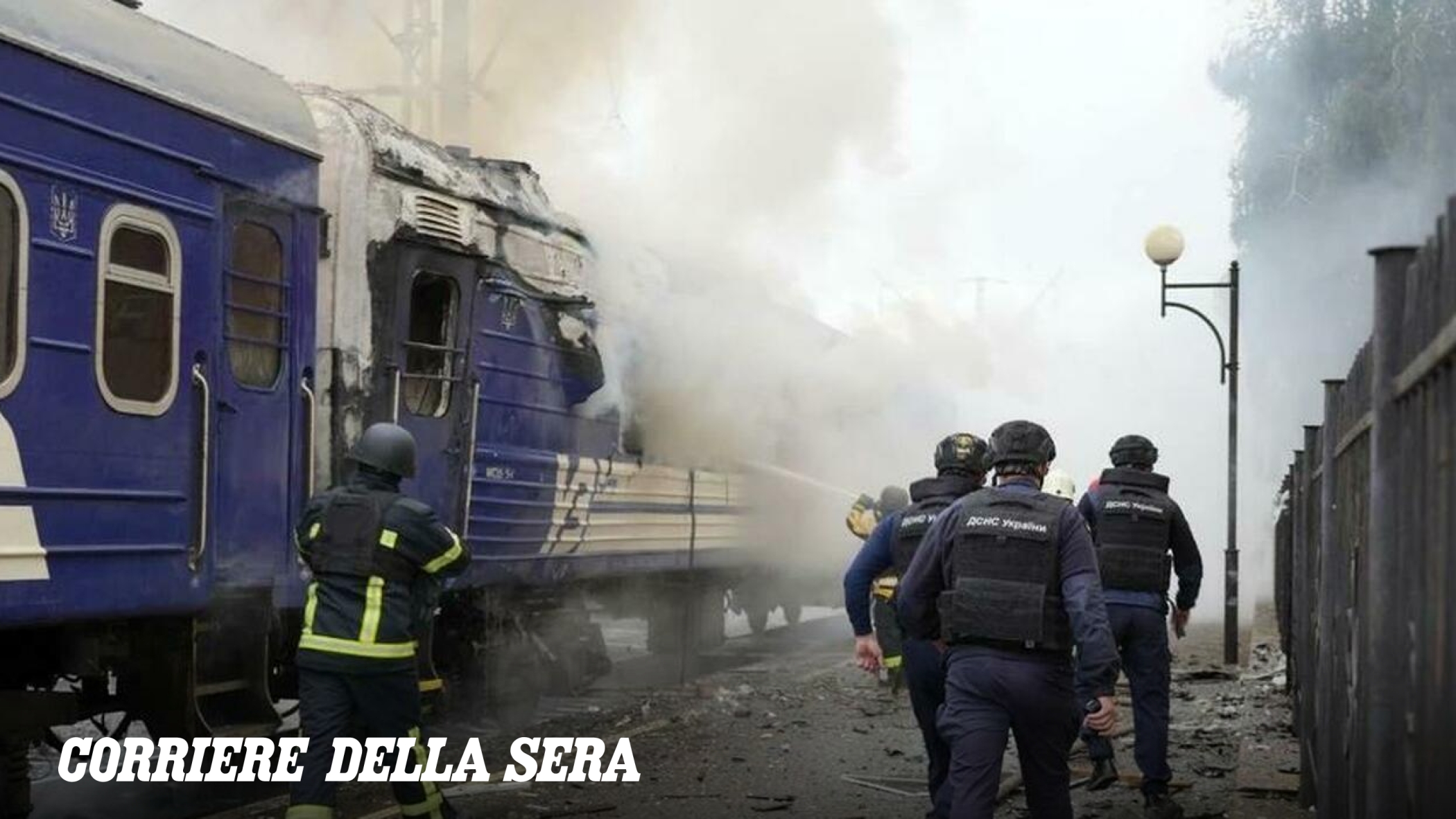 Drone colpisce treno ucraino vicino al confine con la Polonia, evacuati vari consiglieri internazionali