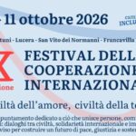 Festival della cooperazione internazionale a Ostuni dal 5 all'11 ottobre: riflessioni sulla civiltà dell’amore e della terra