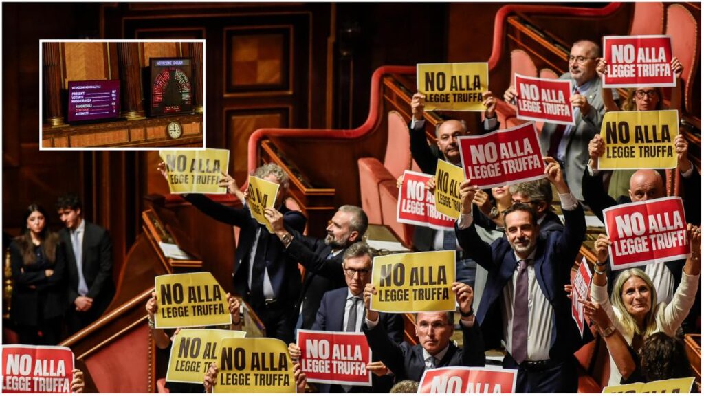 Il Senato approva la nuova legge elettorale con modifiche e proteste dell'opposizione