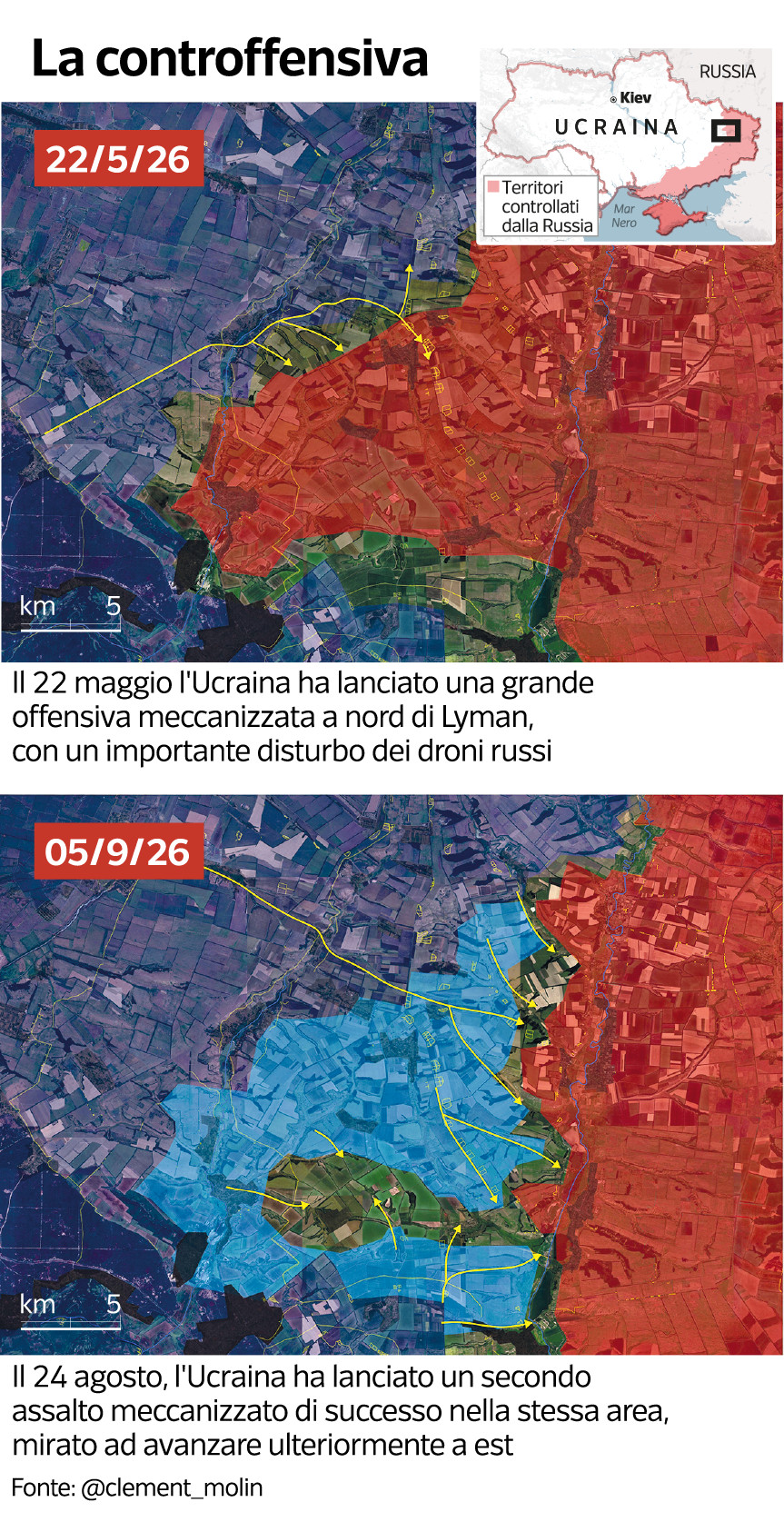 La prima sinfonia dell'Ucraina nell'operazione Vivaldi e le menzogne dei generali russi a Putin sulle perdite nel Donbass