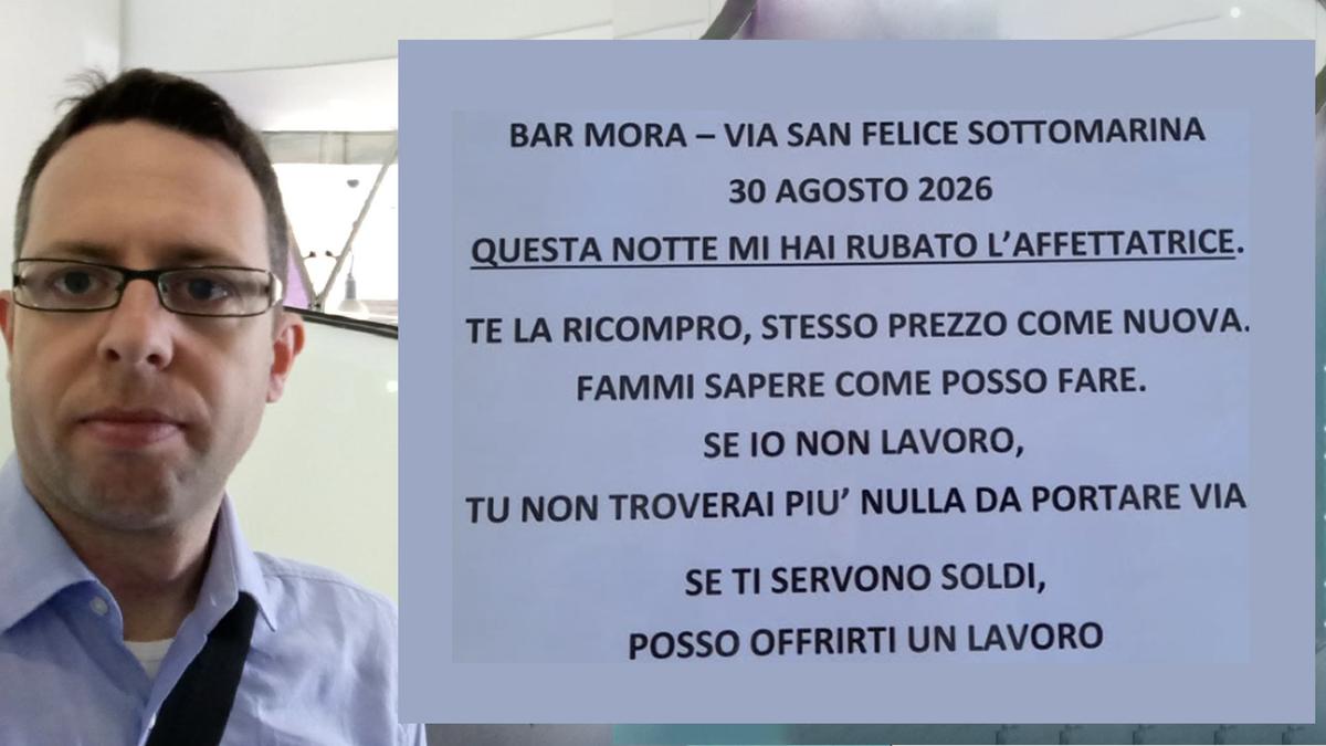 La vittima di furto offre lavoro al ladro: "Se hai bisogno di soldi, ti assumo"