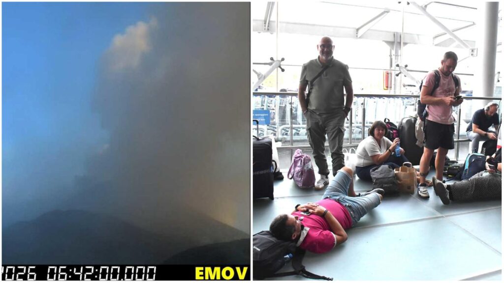 L’aeroporto di Catania chiuso per terzo giorno a causa dell’eruzione dell’Etna