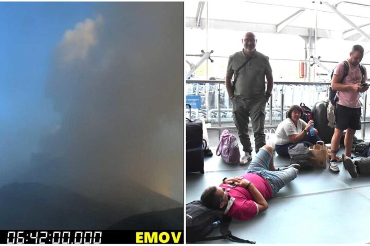 L’aeroporto di Catania chiuso per terzo giorno a causa dell’eruzione dell’Etna