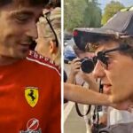 Leclerc e Antonelli arrivano al paddock in stile: il GP d’Italia si avvicina