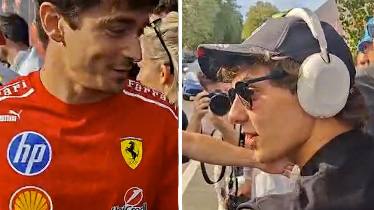 Leclerc e Antonelli arrivano al paddock in stile: il GP d’Italia si avvicina