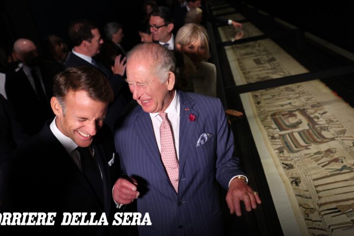 L'inaugurazione dell'arazzo di Bayeux al British Museum segna l'«Entente Amicable» tra re Carlo e Macron