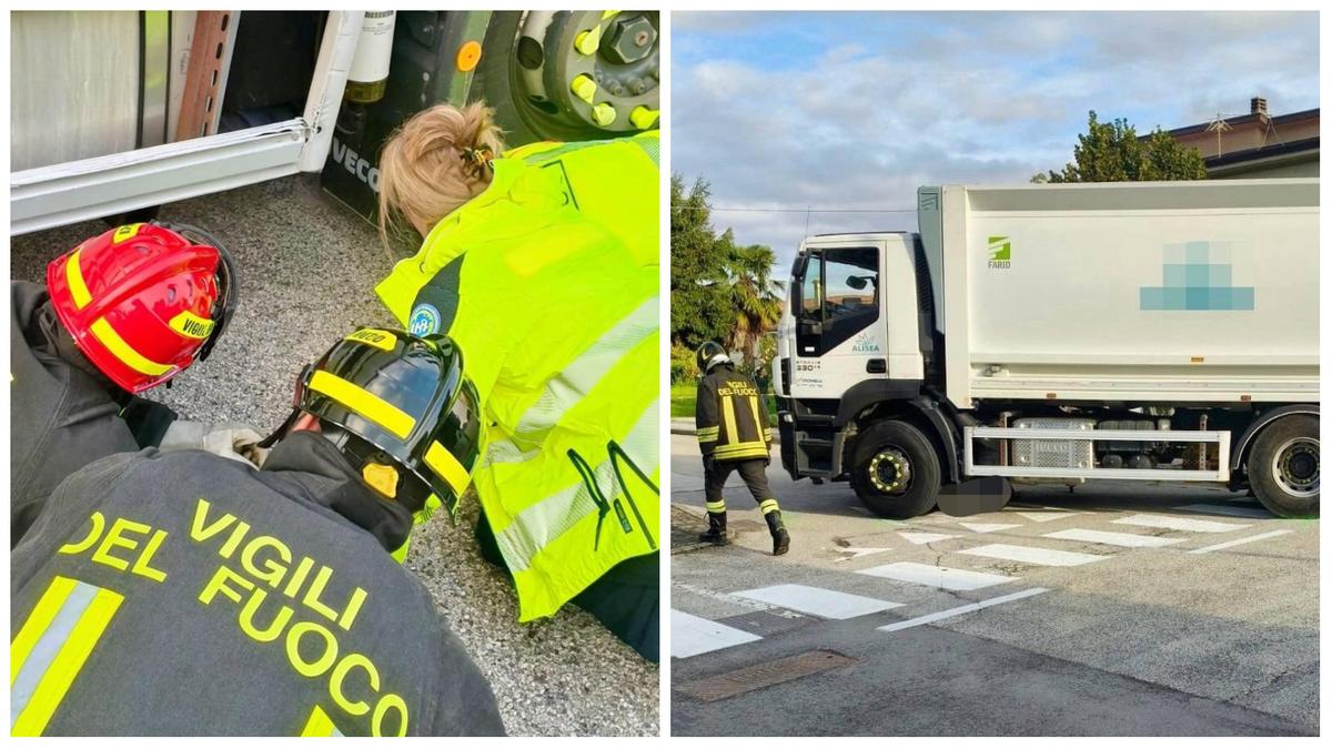 Madre di 42 anni muore investita da un camion della spazzatura a San Donà di Piave