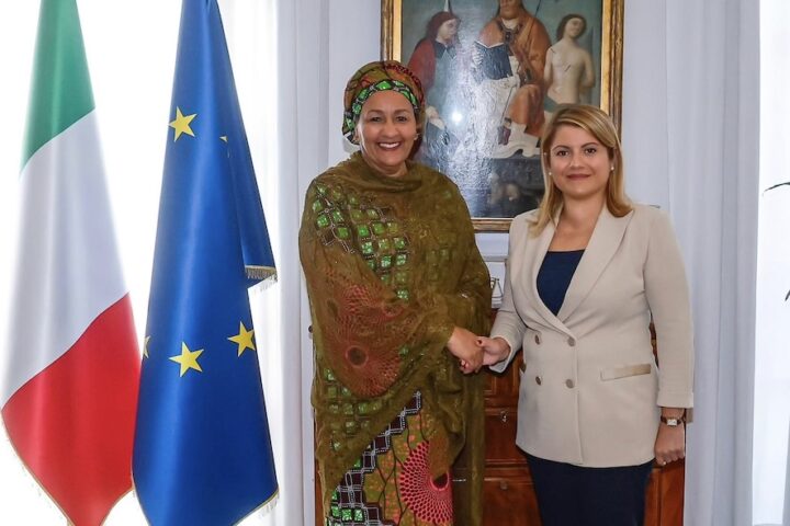 Maria Tripodi incontra Amina J. Mohammed in preparazione all'81ª Assemblea Generale dell'ONU
