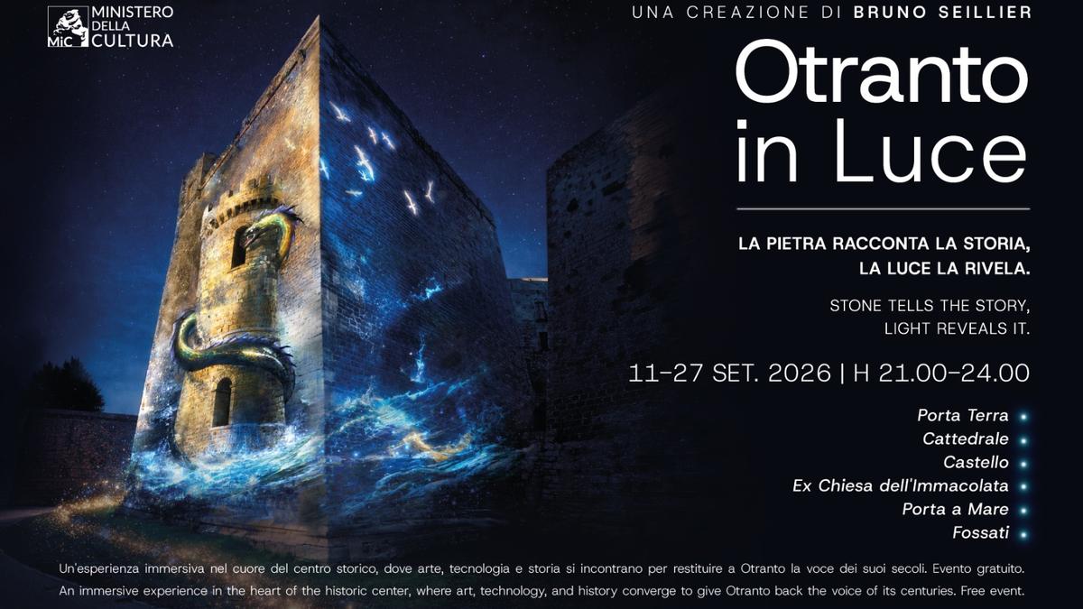 Otranto in Luce: inaugurazione dell'evento immersivo sui Martiri idruntini l'11 settembre