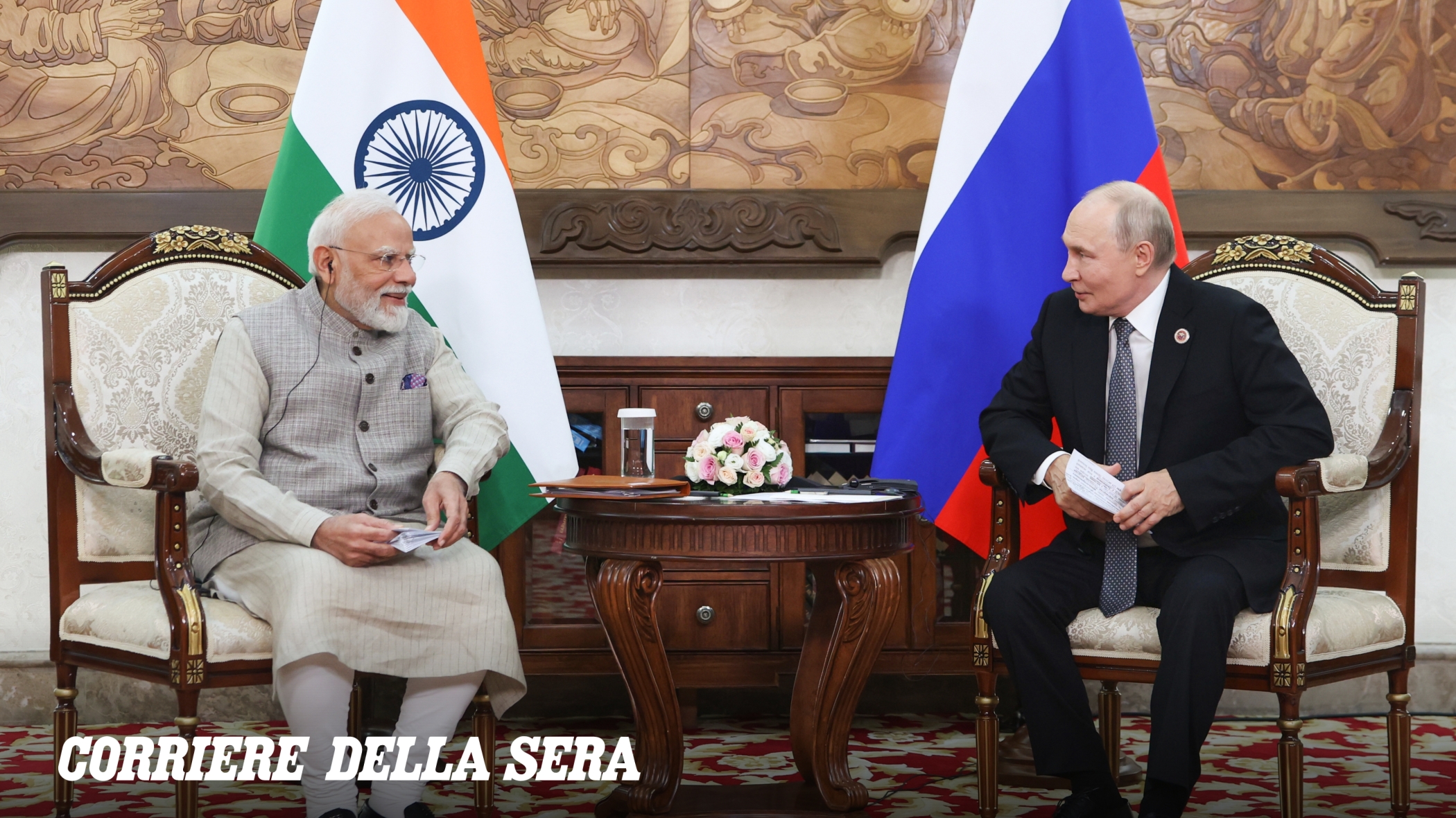 Putin al vertice della Sco in Kirghizistan, Modi chiede la fine della guerra in Ucraina