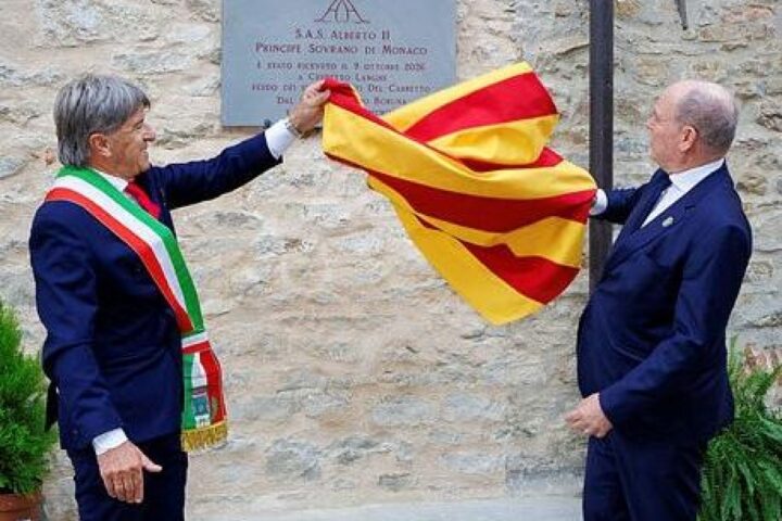 Alberto di Monaco visita le Langhe, prima visita di un Presidente italiano nel Principato