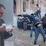 Angelo De Simone, dirigente della polizia ferito negli scontri di Milano