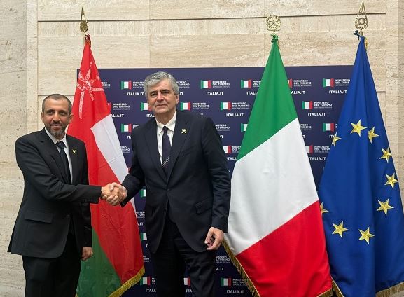 Cooperazione turistica tra Italia e Oman: incontro tra Gianmarco Mazzi e Ibrahim Al Busaidi