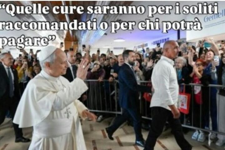Critiche al Papa: accuse di favoritismo nella cura e la reazione dei social media