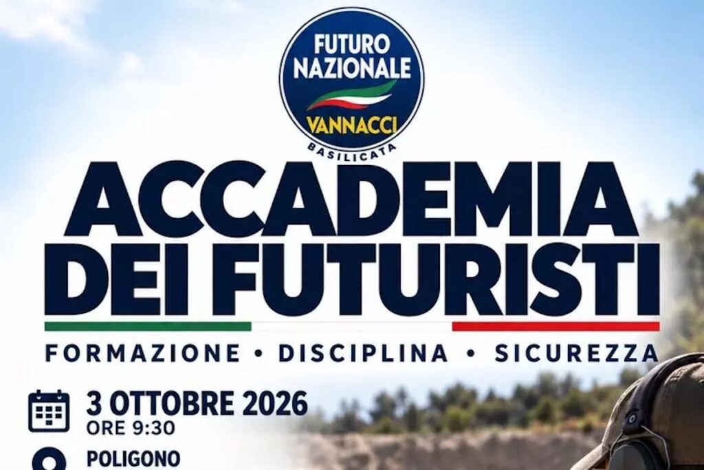 Futuro Nazionale presenta l'«Accademia dei Futuristi» per la formazione responsabile all'uso delle armi in Basilicata