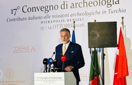 Il ministro Giuli partecipa al XVII Convegno di Archeologia a Hierapolis con il collega turco Ersoy