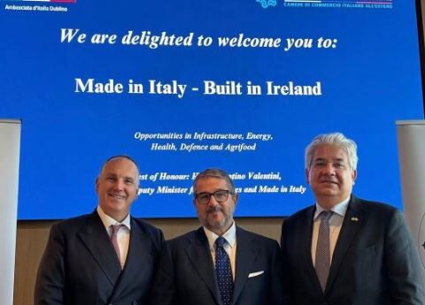 Il vice ministro Valentini partecipa a Dublino all'European Insurance Forum e a un incontro sul Made in Italy