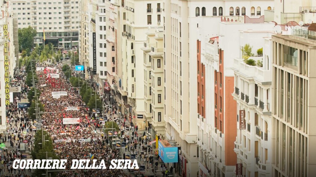 In Spagna, migliaia di manifestanti scendono in piazza contro la bocciatura dei decreti casa