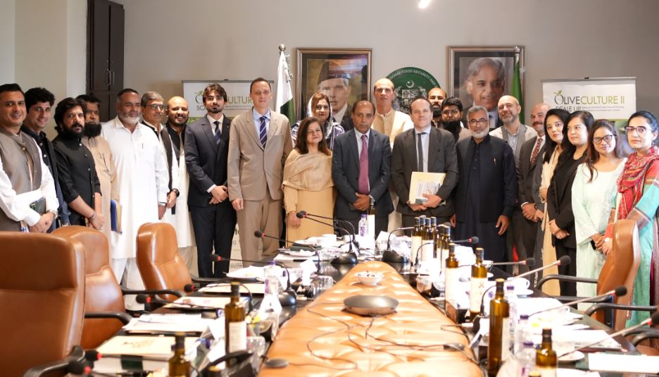 Italia e Pakistan potenziano la cooperazione per lo sviluppo sostenibile della filiera olivicola
