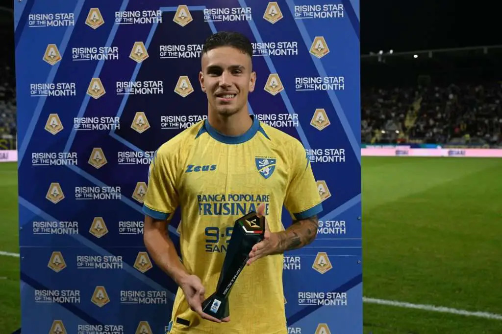 Juventus punta il talento del Frosinone Antonio Raimondo, anche club di Premier League interessati