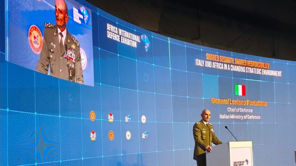 La sicurezza dell’Europa e dell’Africa è interdipendente, avverte il generale Portolano a Afridex 2026