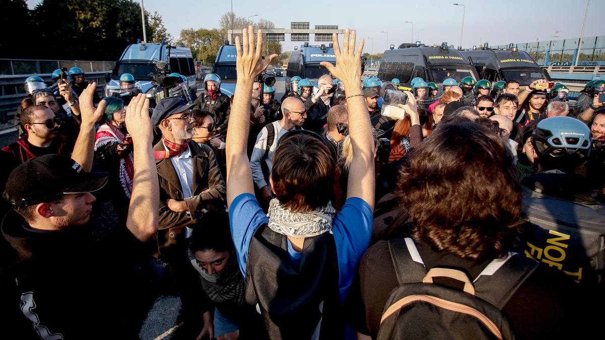 Manifestazioni pacifiche in tutta Italia: Usb parla di un milione di partecipanti, Viminale stima 255mila