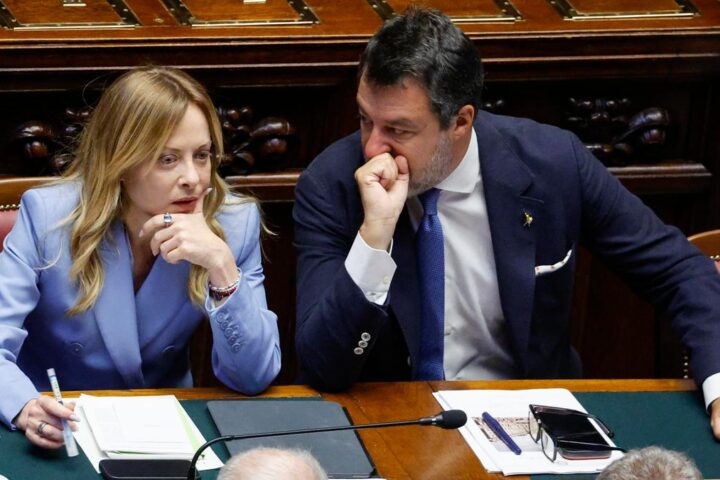 Meloni e Salvini in conflitto sui fondi per l'Ucraina mentre si avvicinano le elezioni