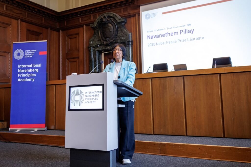 Navanethem Pillay vince il Nobel per la Pace e scherza su Trump durante conferenza a Norimberga