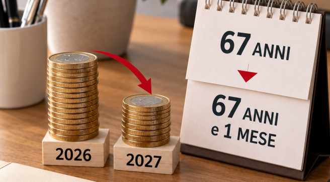 Pensioni più lontane nel 2027: chi perde con i nuovi coefficienti