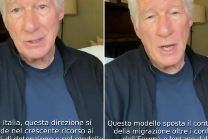 Richard Gere critica l'Italia sulla gestione dell'immigrazione: “I diritti umani non si fermano alle frontiere”