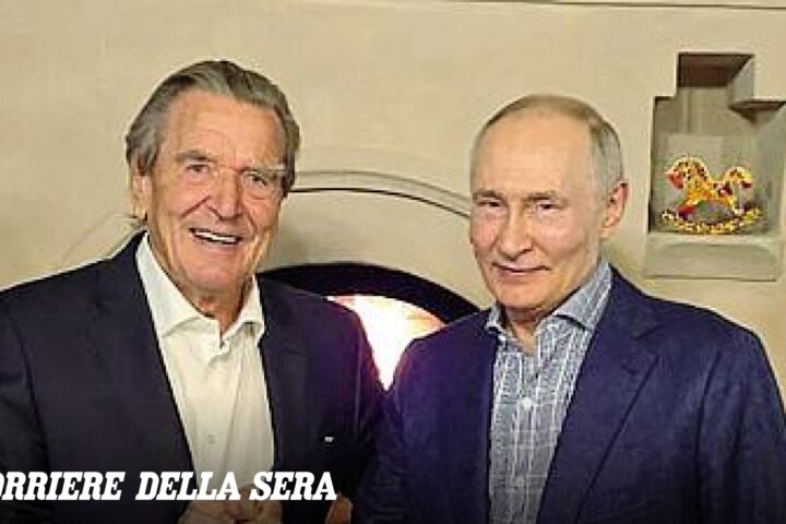 Schröder partecipa al compleanno di Putin: il governo tedesco lo definisce «immorale»