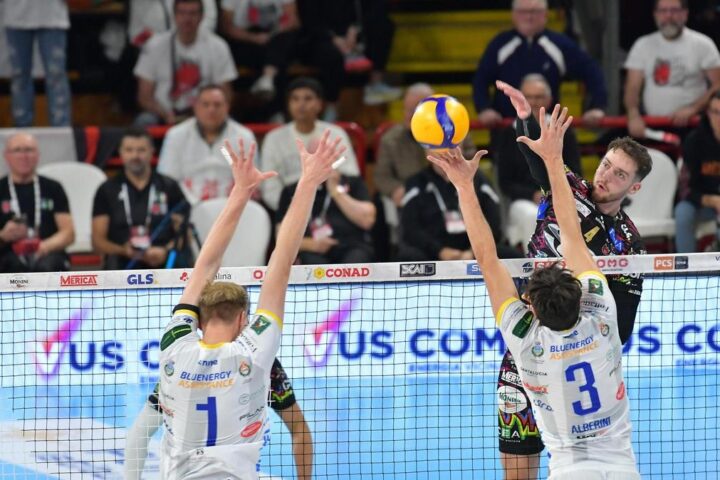 Sir Susa Scai Perugia inizia con una vittoria netta contro Tinet Prata di Pordenone