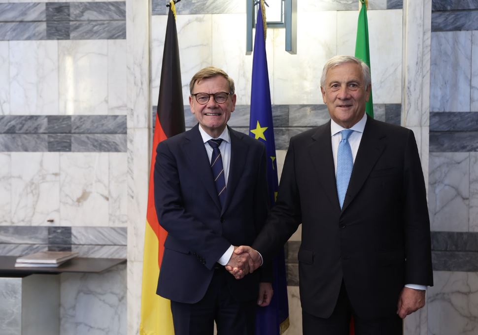 Tajani incontra il collega tedesco Wadephul: focus su Ucraina, Medio Oriente e Balcani occidentali