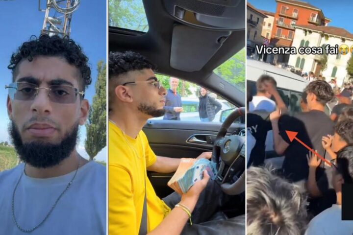 TikToker Hamza Messaf provoca il caos a Vicenza con un raduno non autorizzato